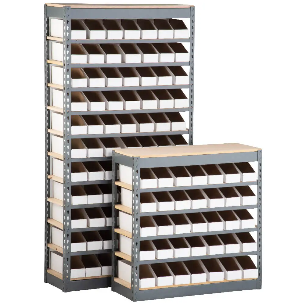 Corrugated Storage Shelf Bins & Shelving from Action Wholesale