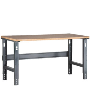 Adjustable Height Wood Shop Top Workbench